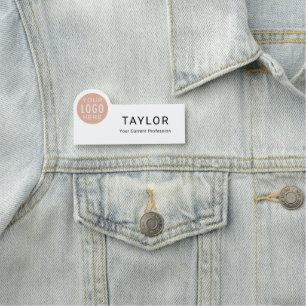 Porte-nom Logo de votre entreprise Employés Conférence