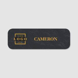 Porte-nom Logo d'entreprise de base personnalisé pour le per