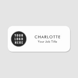 Porte-nom Logo d'entreprise do-it-yourself employés personna