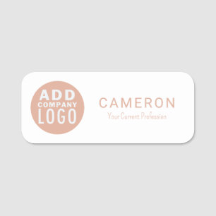 Porte-nom Logo d'entreprise Employés de l'entreprise