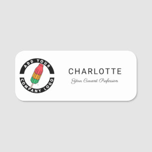 Porte-nom Logo d'entreprise moderne Employés d'entreprise pe