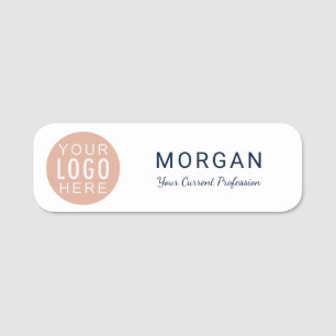 Porte-nom Logo d'entreprise moderne Employés Personnalisé