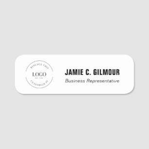 Porte-nom Logo d'entreprise personnalisé Aimant d'employé