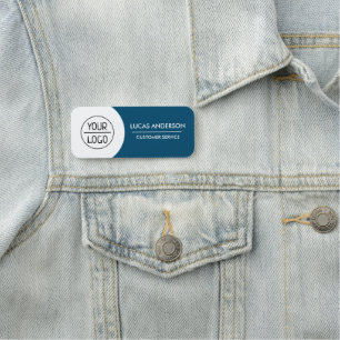 Porte-nom Logo d'entreprise personnalisé Employé magnétique