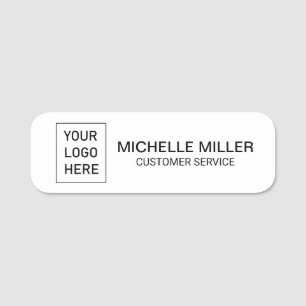 Porte-nom Logo d'entreprise personnalisé magnétique Personne