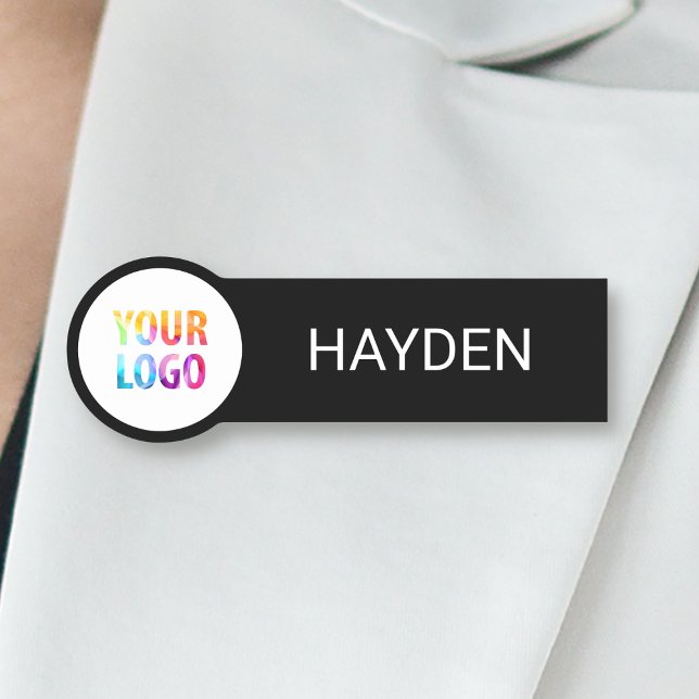 Porte-nom Logo d'entreprise personnalisé Nom du personnel de (Créateur téléchargé)