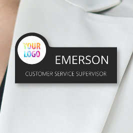Porte-nom Logo d'entreprise personnalisé Nom du personnel de