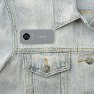 Porte-nom Logo d'entreprise personnalisé Personnel de base a