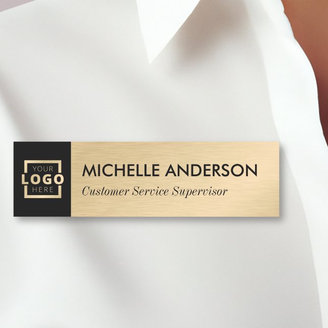 Porte-nom Logo d'entreprise personnalisé Personnel de base G (Créateur téléchargé)