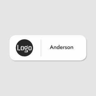 Porte-nom Logo d'entreprise personnalisé Personnel employé d