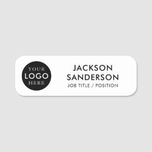 Porte-nom Logo d'entreprise personnalisé pour le personnel
