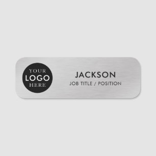 Porte-nom Logo d'entreprise personnalisé pour les employés d