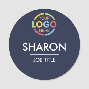 Porte-nom Logo d'entreprise personnalisé pour les employés e