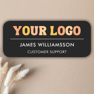 Porte-nom Logo d'entreprise Personnel employé moderne Magnét