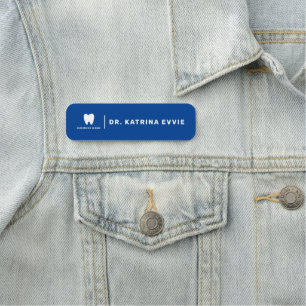 Porte-nom Logo des dentistes professionnels   Employé minima