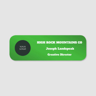 Porte-nom Logo des employés de l'entreprise métallurgique ve