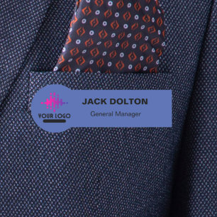 Porte-nom Logo Personnalisé Employé Pin Magnétique Ou De Séc