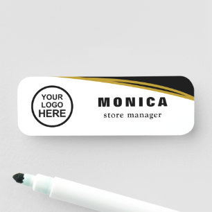 Porte-nom Logo Personnalisé Employé Sécurité magnétique Pin 