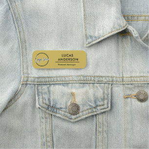 Porte-nom Logo Personnalisé Employé Sécurité magnétique Pin