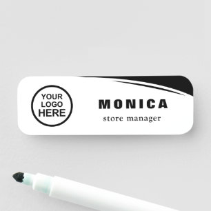 Porte-nom Logo Personnalisé Employé Sécurité magnétique Pin