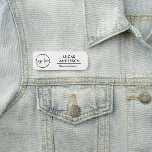Porte-nom Logo personnalisé EmployéSécurité magnétique PinFa