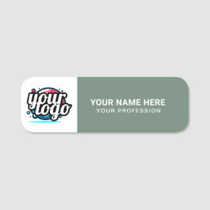 Porte-nom Logo personnalisé Épingle de sécurité ou magnétiqu