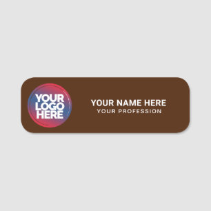 Porte-nom Logo personnalisé Épingle de sécurité ou magnétiqu