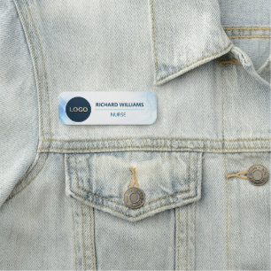 Porte-nom Logo personnalisé infirmière magnétique ou épingle