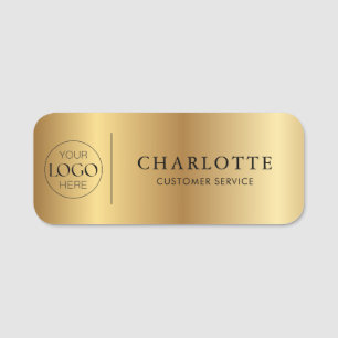 Porte-nom Logo personnalisé oré Bureau Employé Personnel