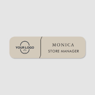 Porte-nom Logo personnalisé Sécurité magnétique des employés