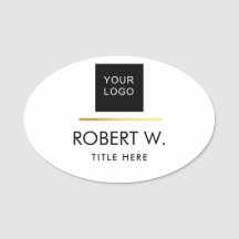 Logo professionnel personnalisé blanc