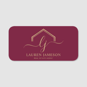 Porte-nom Logo Promotionnel immobilier moderne