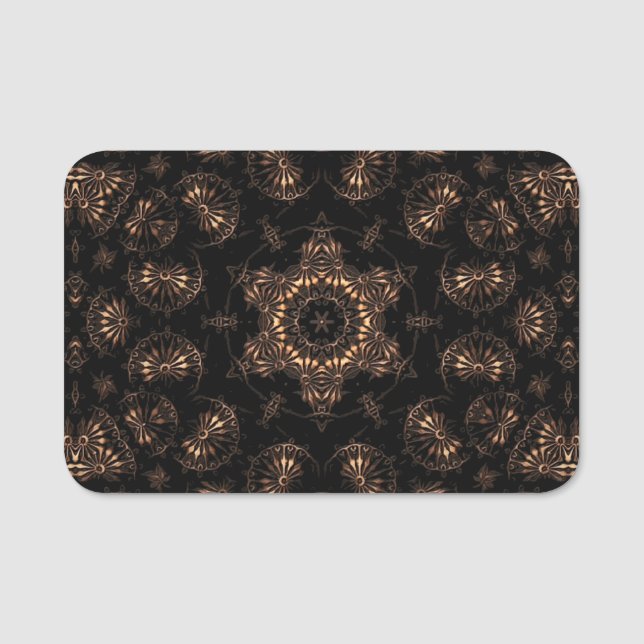 Porte-nom Mandala de l'âge de bronze (Devant)