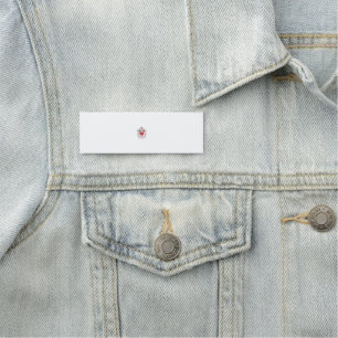 Porte-nom Mandala papillon floral   Design d'art Boho pourpr