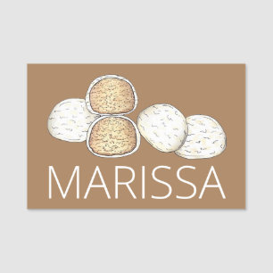 Porte-nom Mariage mexicain italien Cookies Boules de neige b