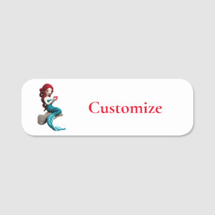 Porte-nom Mermaid Relaxant Avec Boisson Thunder_Cove