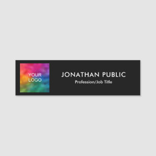 Porte-nom Modèle Personnalisé Votre Logo Ici