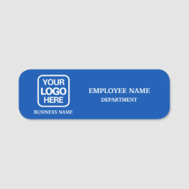 Porte-nom Modern Blue Custom Business Name Tag
