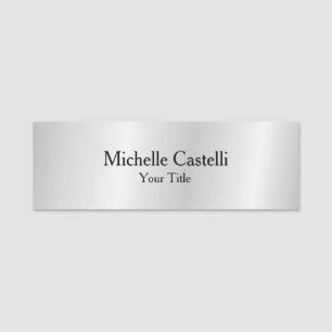Porte-nom Moderne minimaliste utile Durable Plaque simple