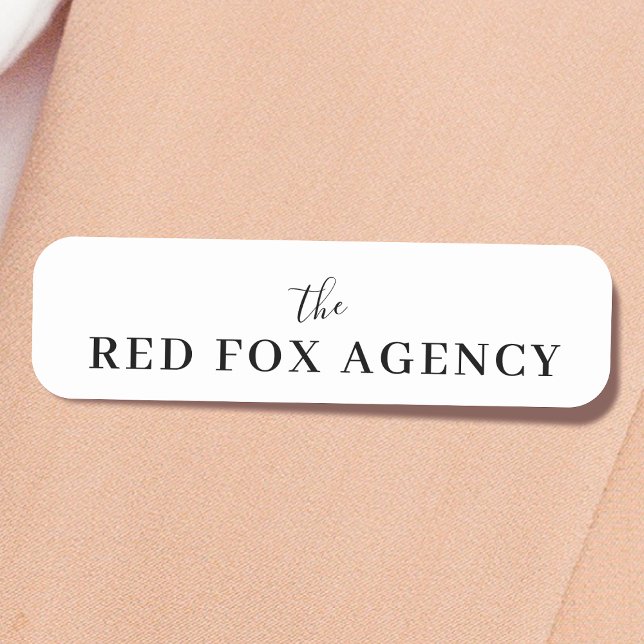 Porte-nom Nom de l'entreprise | Marque d'entreprise (Créateur téléchargé)