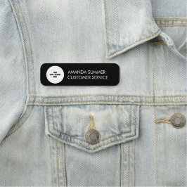 Porte-nom Nom du logo de l'entreprise personnalisée Style Bl