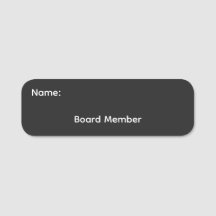 Nom du membre du conseil d'administration Pinback