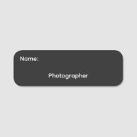 Nom du photographe épinglette