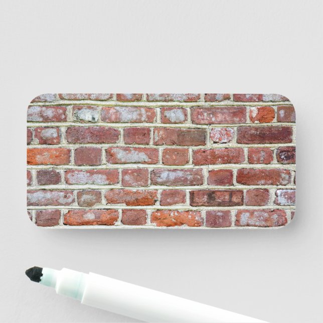 Porte-nom Old Brick (En situation)