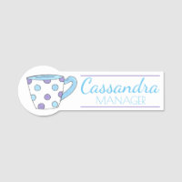 Pastel Polka Dot Teacup Tea Cup Café