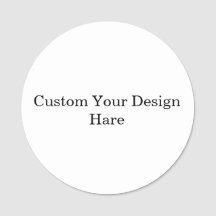 personnalisé Simple Logo personnalisé 3" Rond