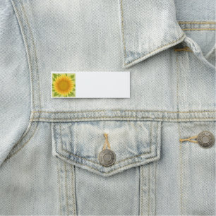 Porte-nom Personnalisez cette Fleur Jardin Jaune Tournesol