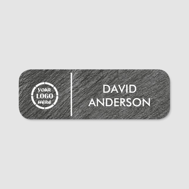Porte-nom Personnalisez votre logo d'entreprise Personnel de (Devant)