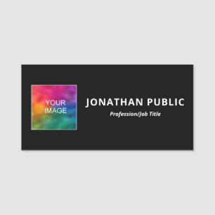 Porte-nom Personnalisez votre nom Entreprise Logo Modèle