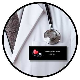Porte-nom Personnel Médicale